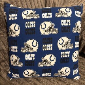 Indianapolis Colts small blue pillow #NFL #colts #football